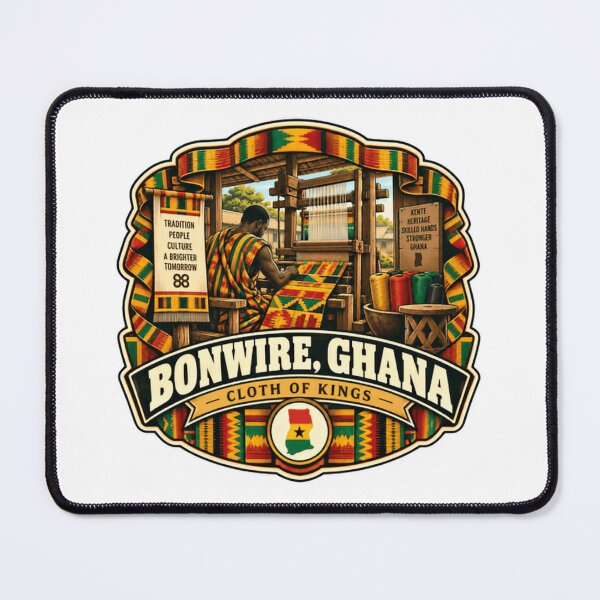 Item preview, Bonwire, Ghana Cloth Of Kings Kente Weaving Ghanaian Culture Heritage designed and sold by Star3NowForMe.