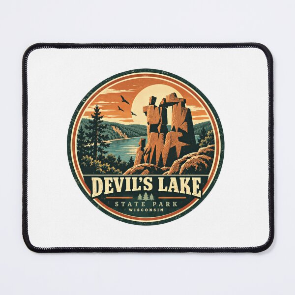 Item preview, Devil's Lake State Park Wisconsin Travel Hiking Camping designed and sold by Simsimah26Parks.