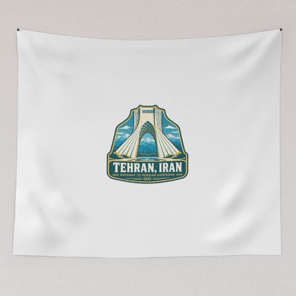 Item preview, Tehran, Iran Gateway To Persian Horizons Iranian Travel Souvenir designed and sold by Star3NowForMe.