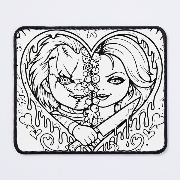 Item preview, Chucky and Tiffany Horror Couple Valentines Vintage Graphic designed and sold by Brexmore3.