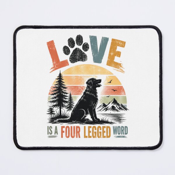 Item preview, Love Is A Four Legged Word Dog Owner Pet Parent Canine Lover designed and sold by HumansStuck12.