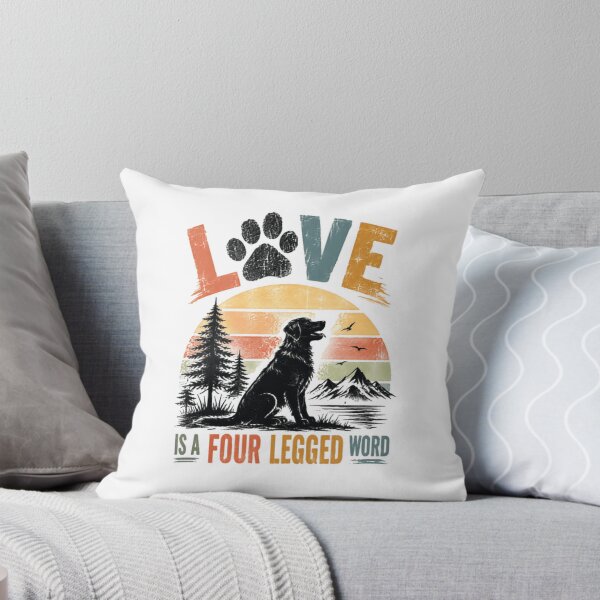 Item preview, Love Is A Four Legged Word Dog Owner Pet Parent Canine Lover designed and sold by HumansStuck12.