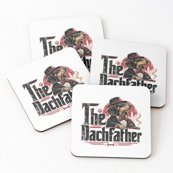Item preview, The Dachfather Dachshund Dog Lover Godfather Parody designed and sold by RetroMini2026.