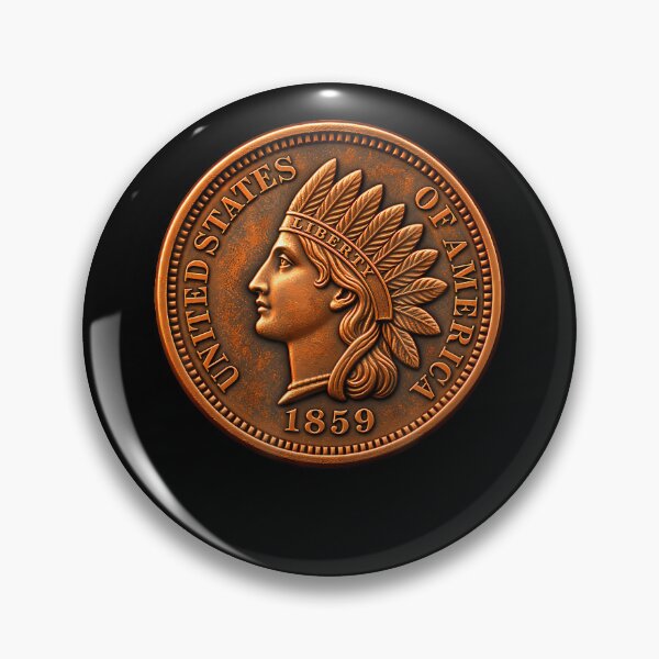 Item preview, Indian Head Cent 1859-190Vintage Coin Collector Design designed and sold by serialcarachts.