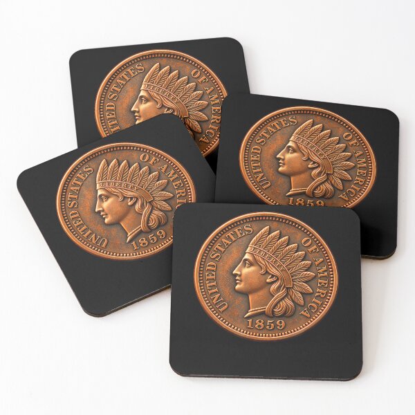 Item preview, Indian Head Cent 1859-190Vintage Coin Collector Design designed and sold by serialcarachts.