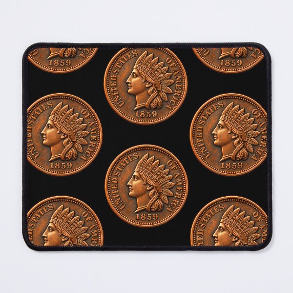 Item preview, Indian Head Cent 1859-190Vintage Coin Collector Design designed and sold by serialcarachts.