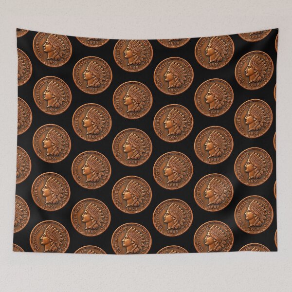 Item preview, Indian Head Cent 1859-190Vintage Coin Collector Design designed and sold by serialcarachts.
