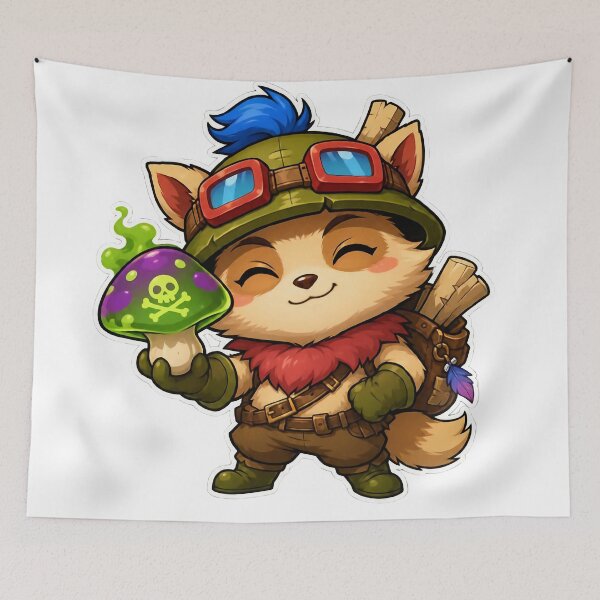 Item preview, Cute Teemo Mushroom Vector - Funny Gaming T-Shirt designed and sold by GGDesigns1.