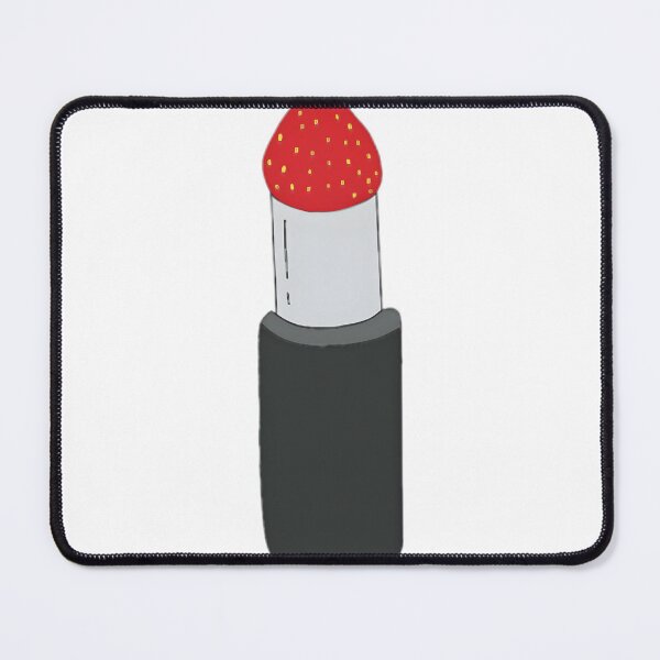 Item preview, Strawberry Lipstick Illustration with Vibrant Red and Pink Colors designed and sold by Netflix & chill.
