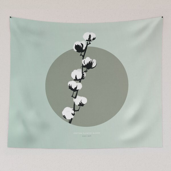 Item preview, [8.23—8.27] Cotton Flowers Bloom designed and sold by Lisa Furze.