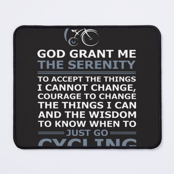 Item preview, God Grant Me The Serenity Prayer Inspired Cycling Design designed and sold by Mohammad Alsaeed Ibrahim.