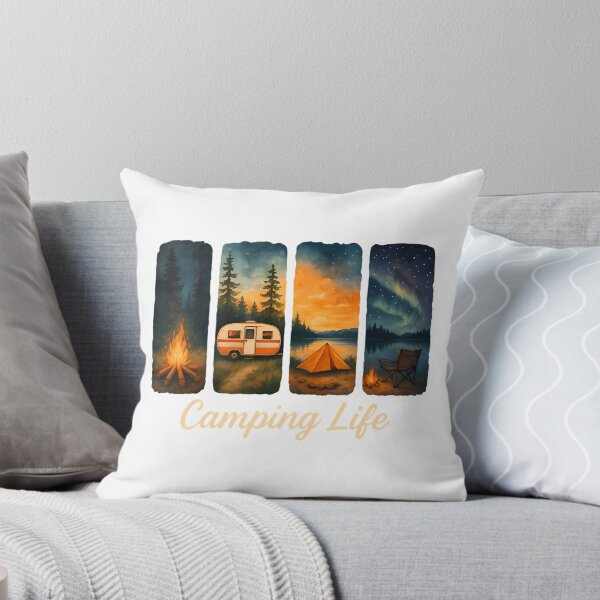 Item preview, Camping Life Watercolor Adventure designed and sold by ForRealSerial.