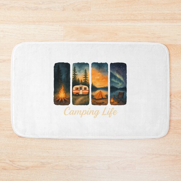 Item preview, Camping Life Watercolor Adventure designed and sold by ForRealSerial.
