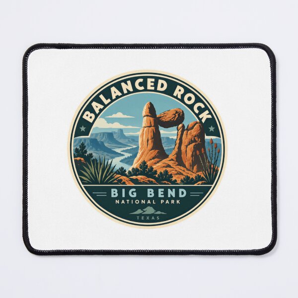 Item preview, Balanced Rock Big Bend National Park Texas National Park Explorer Travel Hiker designed and sold by Simsimah26Parks.
