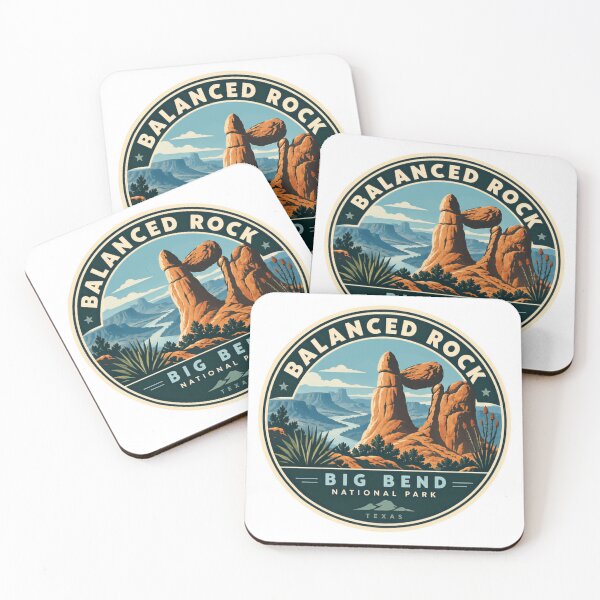 Item preview, Balanced Rock Big Bend National Park Texas National Park Explorer Travel Hiker designed and sold by Simsimah26Parks.