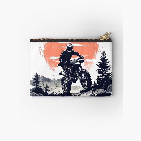 Item preview, Vintage Motocross Sunset Rider - Off-Road Dirt Bike Graphic Tee designed and sold by CreativeNest Prints.
