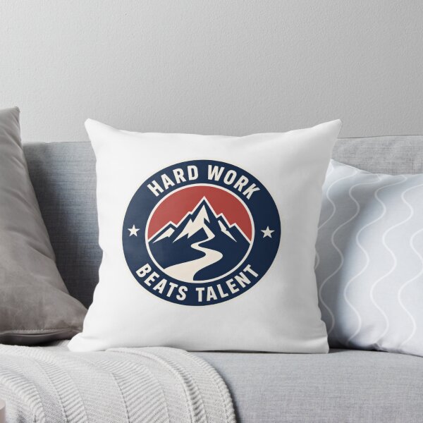 Item preview, Hard Work Beats Talent Motivation Success Mindset Athlete Adventure designed and sold by SkeletonsDanger.