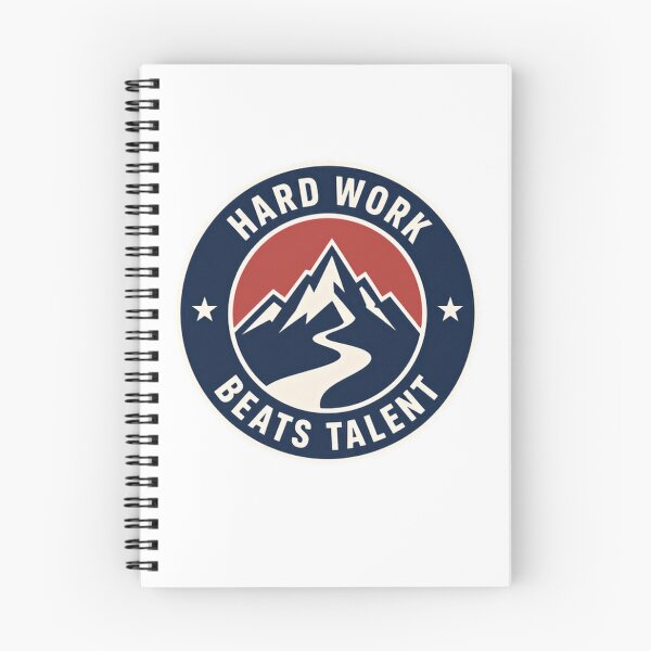 Item preview, Hard Work Beats Talent Motivation Success Mindset Athlete Adventure designed and sold by SkeletonsDanger.