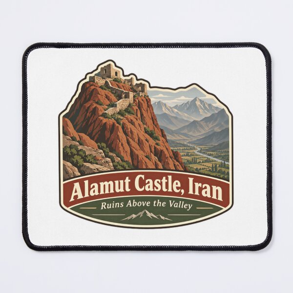 Item preview, Alamut Castle, Iran Ruins Above The Valley Persian History Travel Landmark designed and sold by Star3NowForMe.