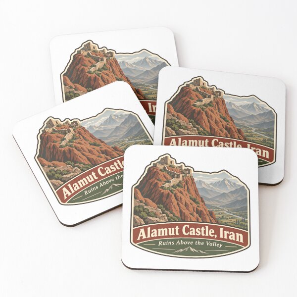 Item preview, Alamut Castle, Iran Ruins Above The Valley Persian History Travel Landmark designed and sold by Star3NowForMe.