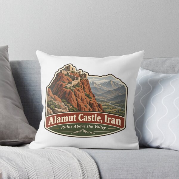 Item preview, Alamut Castle, Iran Ruins Above The Valley Persian History Travel Landmark designed and sold by Star3NowForMe.
