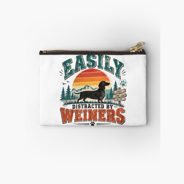 Item preview, Easily Distracted By Weiners Dachshund Dog Lover Pet Parent Funny designed and sold by RetroMini2026.
