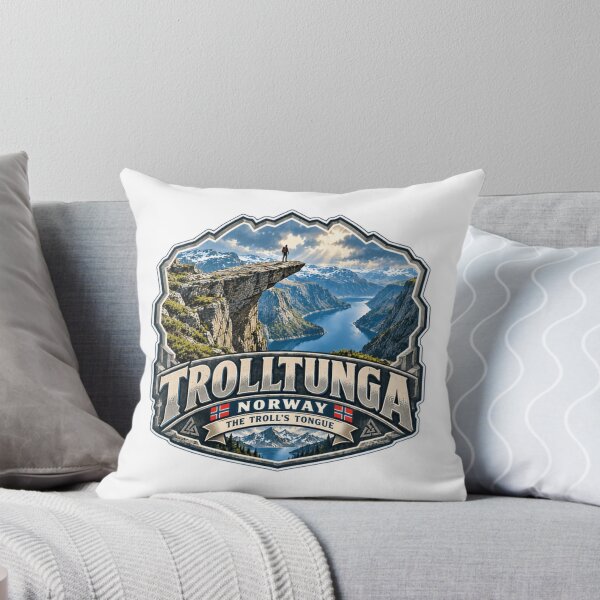 Item preview, Trolltunga Norway The Troll's Tongue Travel Hiking Adventurer designed and sold by Star3NowForMe.