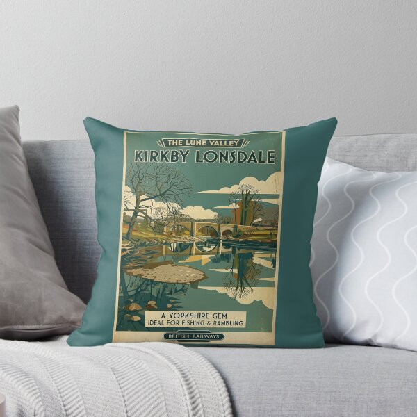 Item preview, Kirkby Lonsdale Lune Valley Travel Poster designed and sold by ArtworkNorth.