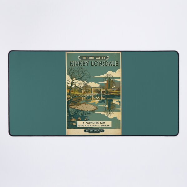 Item preview, Kirkby Lonsdale Lune Valley Travel Poster designed and sold by ArtworkNorth.