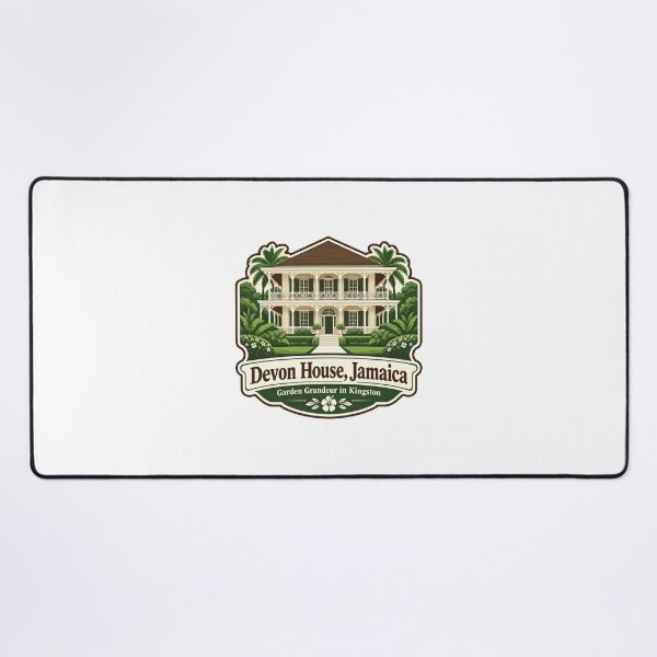 Item preview, Devon House, Jamaica Historic Landmark Kingston Caribbean Travel Souvenir designed and sold by Star3NowForMe.