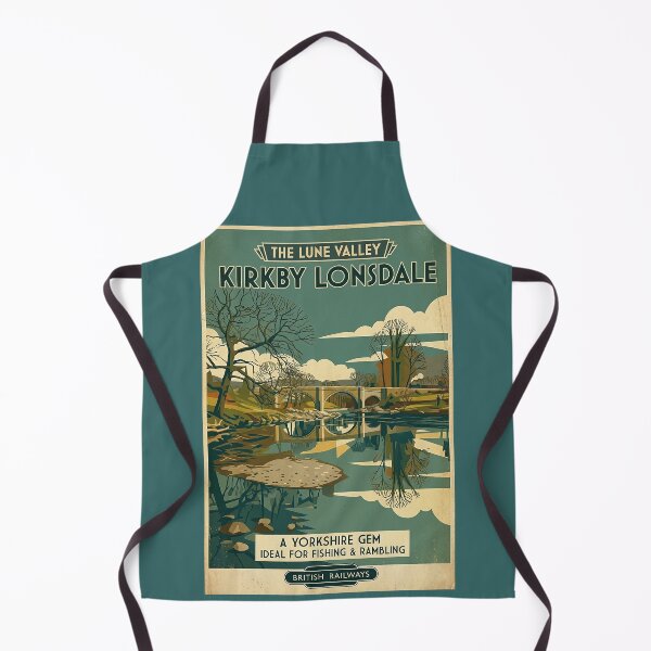 Item preview, Kirkby Lonsdale Lune Valley Travel Poster designed and sold by ArtworkNorth.