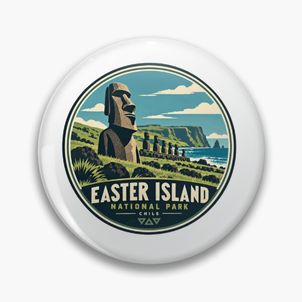 Item preview, Easter Island National Park Chile Traveler Rapa Nui Moai South America designed and sold by Simsimah26Parks.