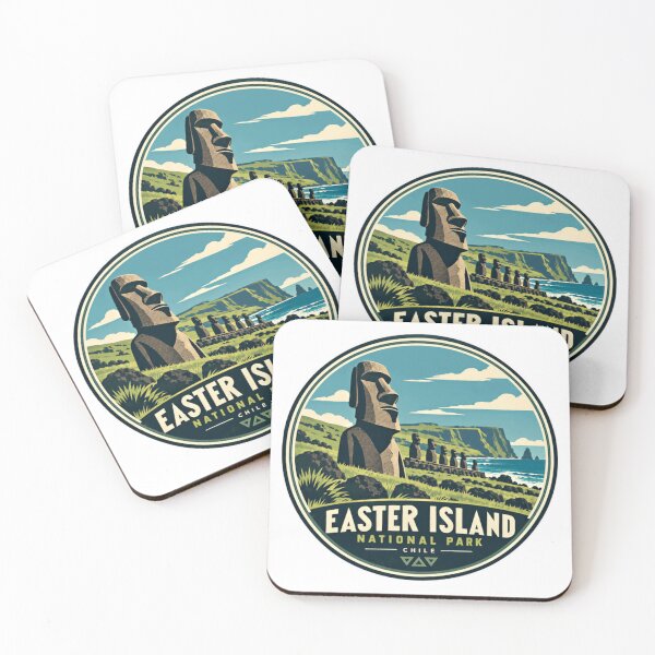 Item preview, Easter Island National Park Chile Traveler Rapa Nui Moai South America designed and sold by Simsimah26Parks.
