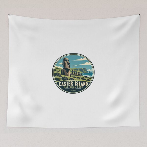Item preview, Easter Island National Park Chile Traveler Rapa Nui Moai South America designed and sold by Simsimah26Parks.