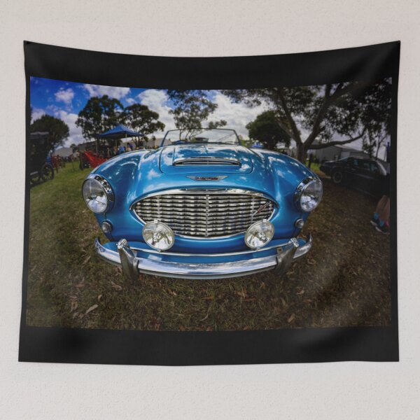 Item preview, Car with Curves of Blue Chrome designed and sold by Twisted Light Images.