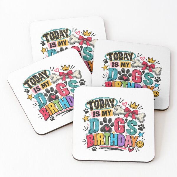 Item preview, Today Is My Dog's Birthday Dog Owner Pet Parent Celebration designed and sold by RetroMini2026.