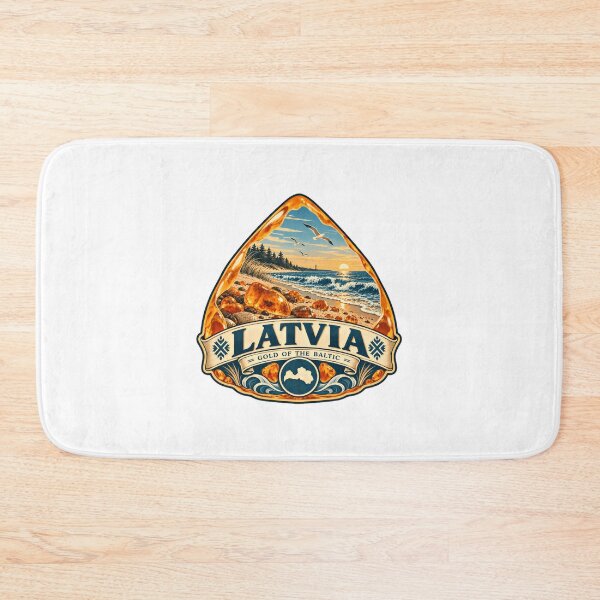 Item preview, Latvia Gold Of The Baltic Baltic Sea Travel Souvenir designed and sold by Star3NowForMe.