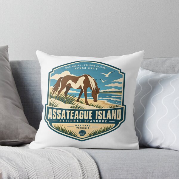 Item preview, Assateague Island National Seashore Wild Horses Pristine Beaches Natural Beauty Maryland Virginia designed and sold by Simsimah26Parks.