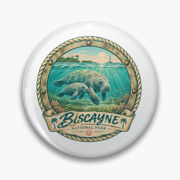 Item preview, Biscayne National Park Florida Manatee Ocean Travel Souvenir designed and sold by Simsimah26Parks.