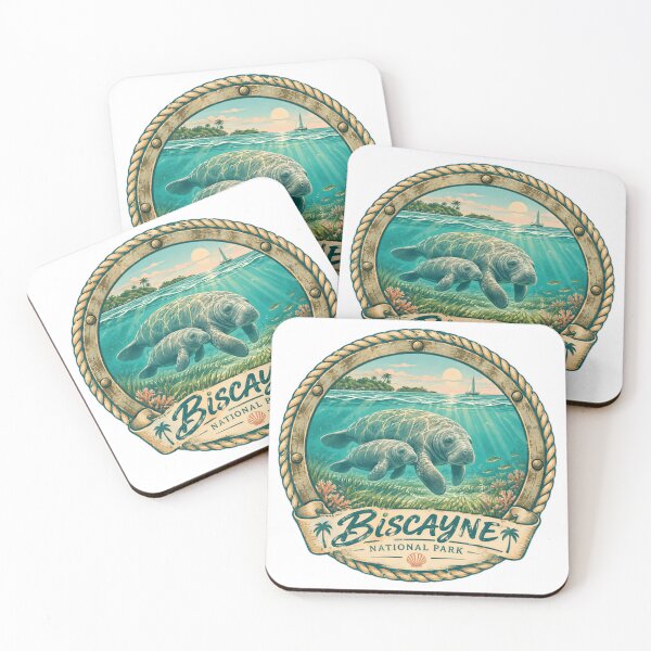 Item preview, Biscayne National Park Florida Manatee Ocean Travel Souvenir designed and sold by Simsimah26Parks.
