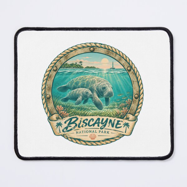 Item preview, Biscayne National Park Florida Manatee Ocean Travel Souvenir designed and sold by Simsimah26Parks.