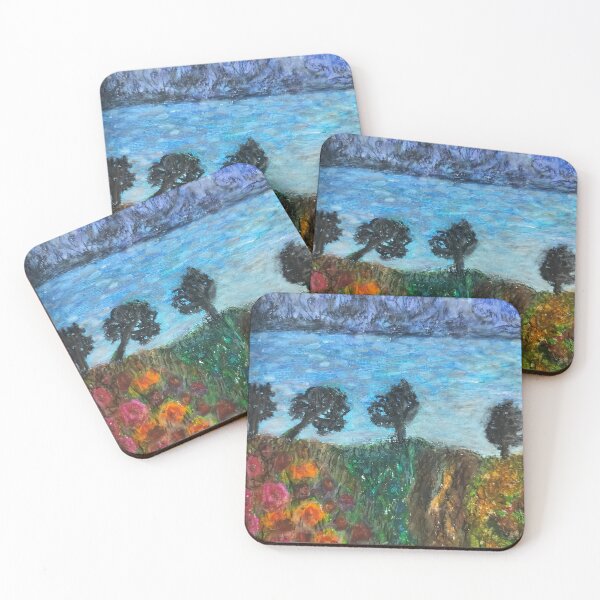 Item preview, Mountain Lake and Floral Fields designed and sold by aanchal17s.