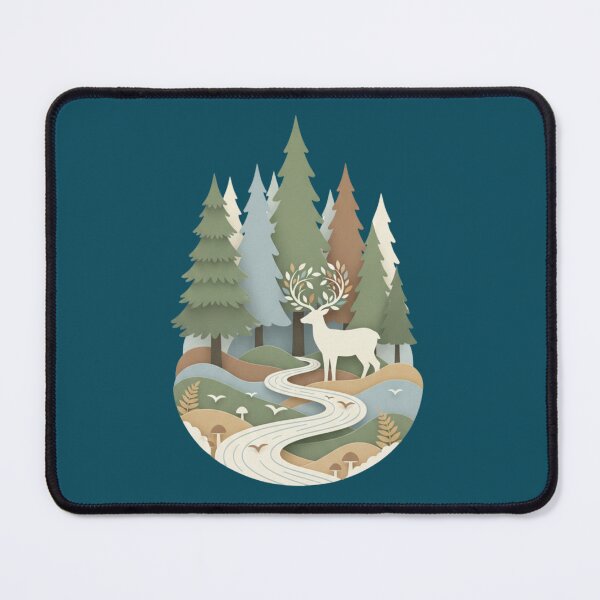 Item preview, Nature Landscape with Deer designed and sold by Mattigiov.