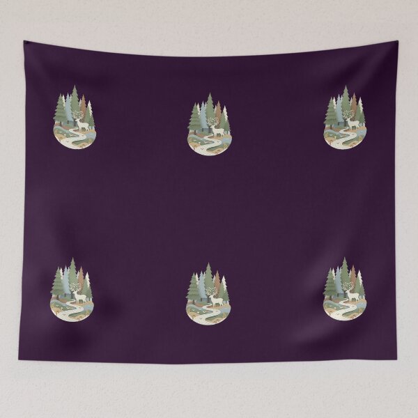 Item preview, Nature Landscape with Deer designed and sold by Mattigiov.