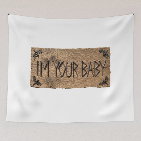 Item preview, Im Your Baby Rustic Wooden Sign Art designed and sold by MaRCAStro.