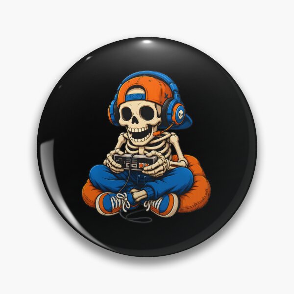Item preview, Skeleton Gamer Headphones Controller Art designed and sold by Dmo3HarkoArt.