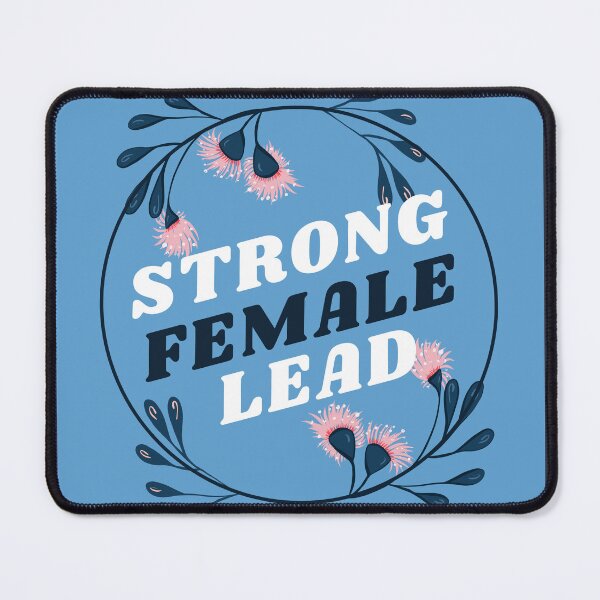 Item preview, Strong Female Lead - Floral Feminist Quote Art designed and sold by MiaBellaGirl.
