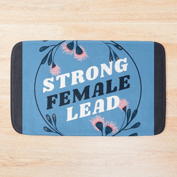 Item preview, Strong Female Lead - Floral Feminist Quote Art designed and sold by MiaBellaGirl.
