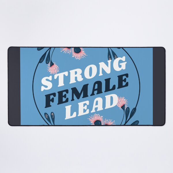 Item preview, Strong Female Lead - Floral Feminist Quote Art designed and sold by MiaBellaGirl.
