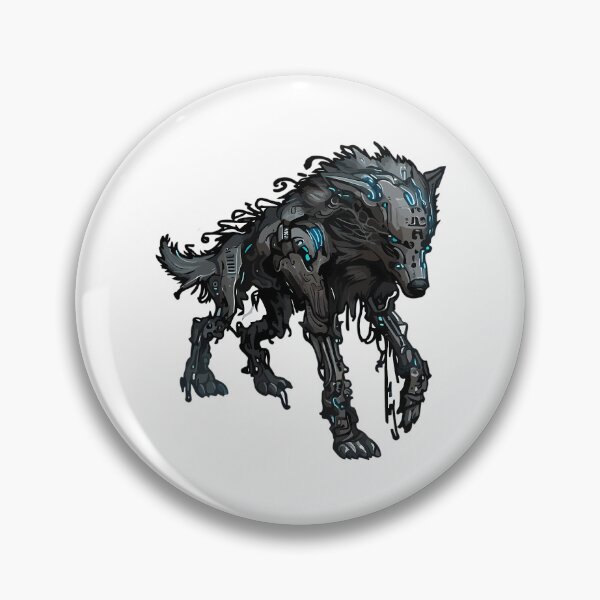 Item preview, Cyber Wolf designed and sold by Whimzu.